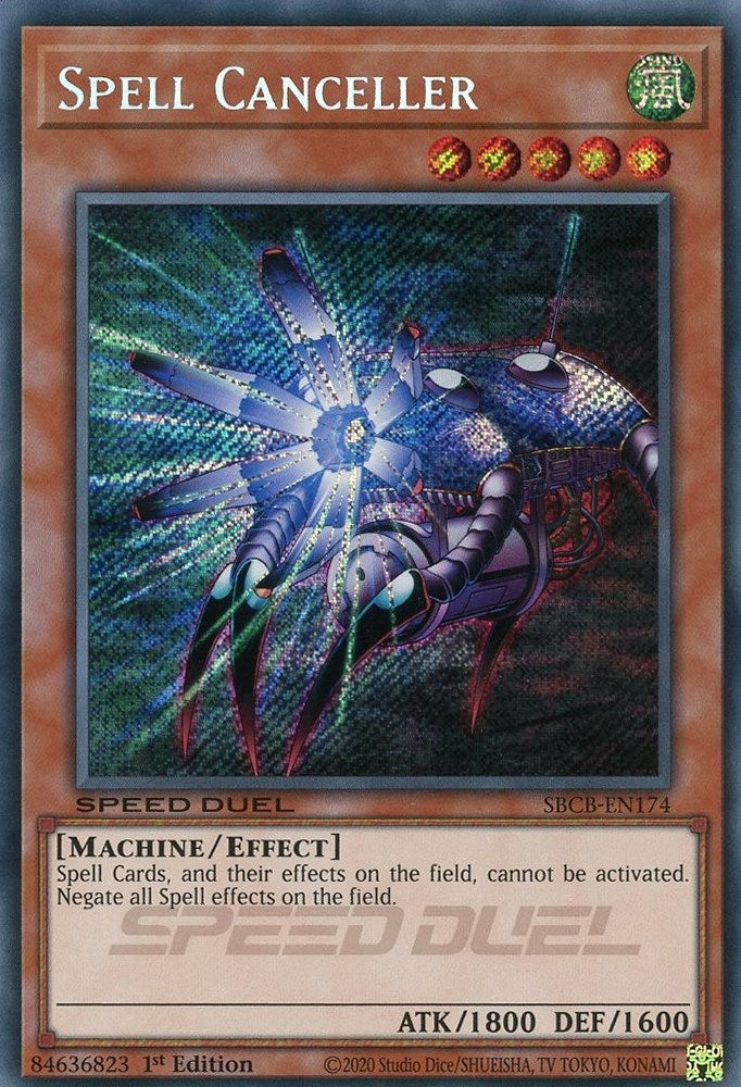 Image for Spell Canceller (Secret) (Speed Duel: Battle City Box) (SBCB-EN174) - YuGiOh
