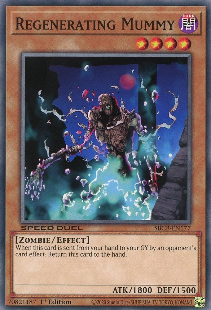 Image for Regenerating Mummy (Speed Duel: Battle City Box) (SBCB-EN177) - YuGiOh