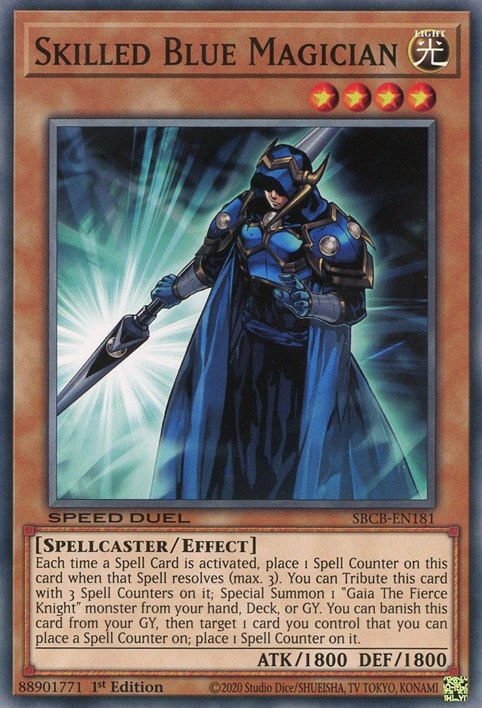 Image for Skilled Blue Magician (Speed Duel: Battle City Box) (SBCB-EN181) - YuGiOh