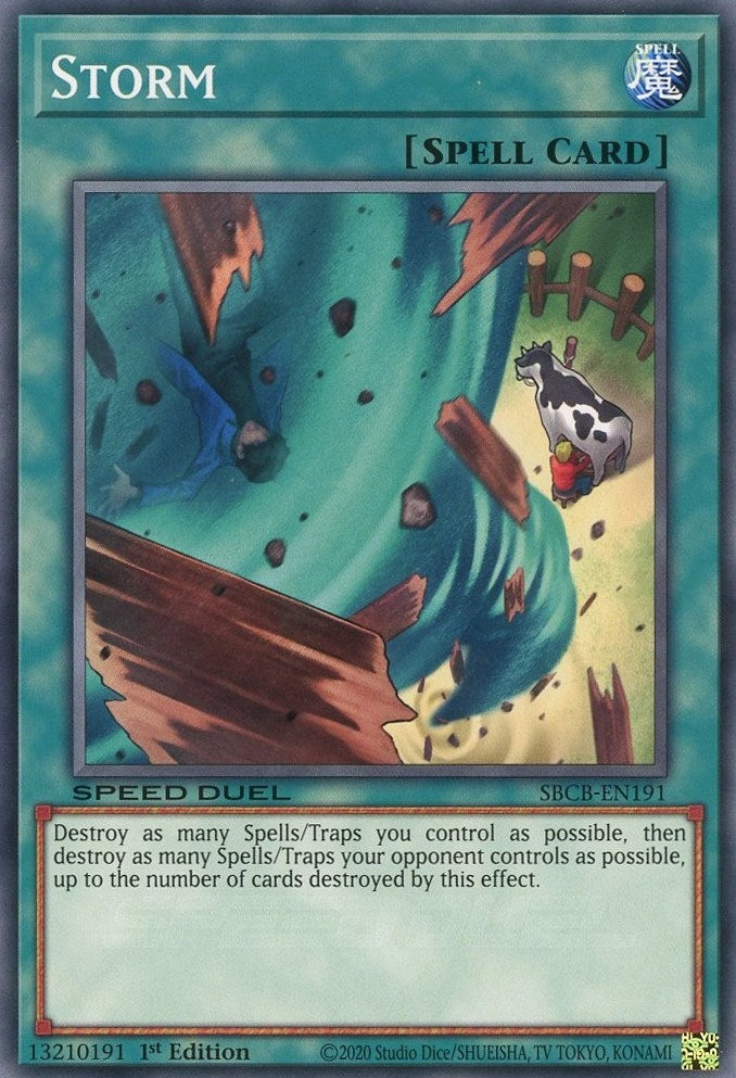 Image for Storm (Speed Duel: Battle City Box) (SBCB-EN191) - YuGiOh