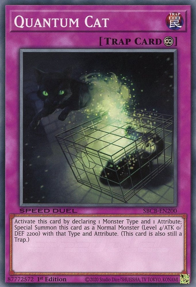 Image for Quantum Cat (Speed Duel: Battle City Box) (SBCB-EN200) - YuGiOh