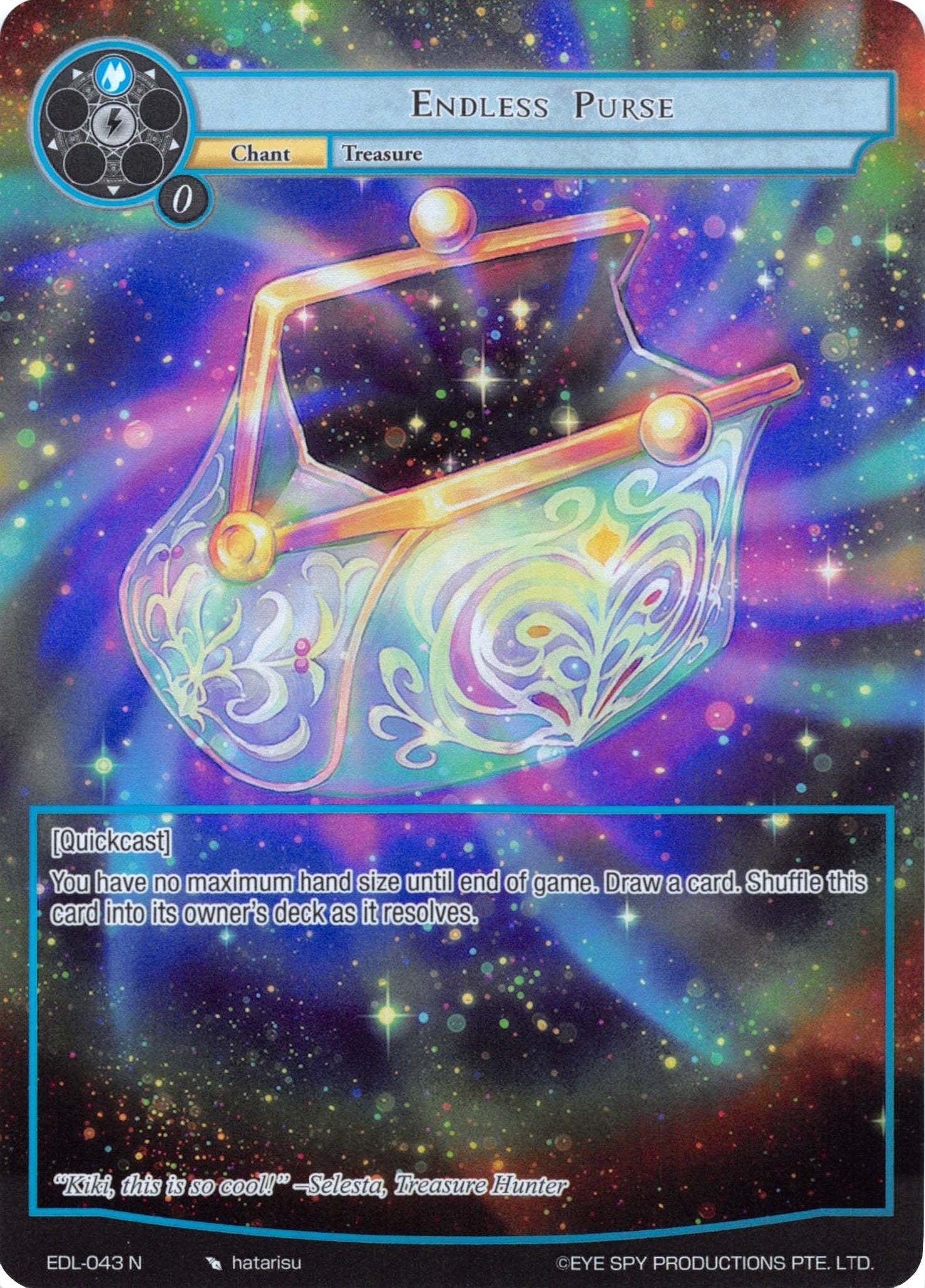 Image for Endless Purse (Full Art) (The Epic of the Dragon Lord) (EDL-043) - Force of Will