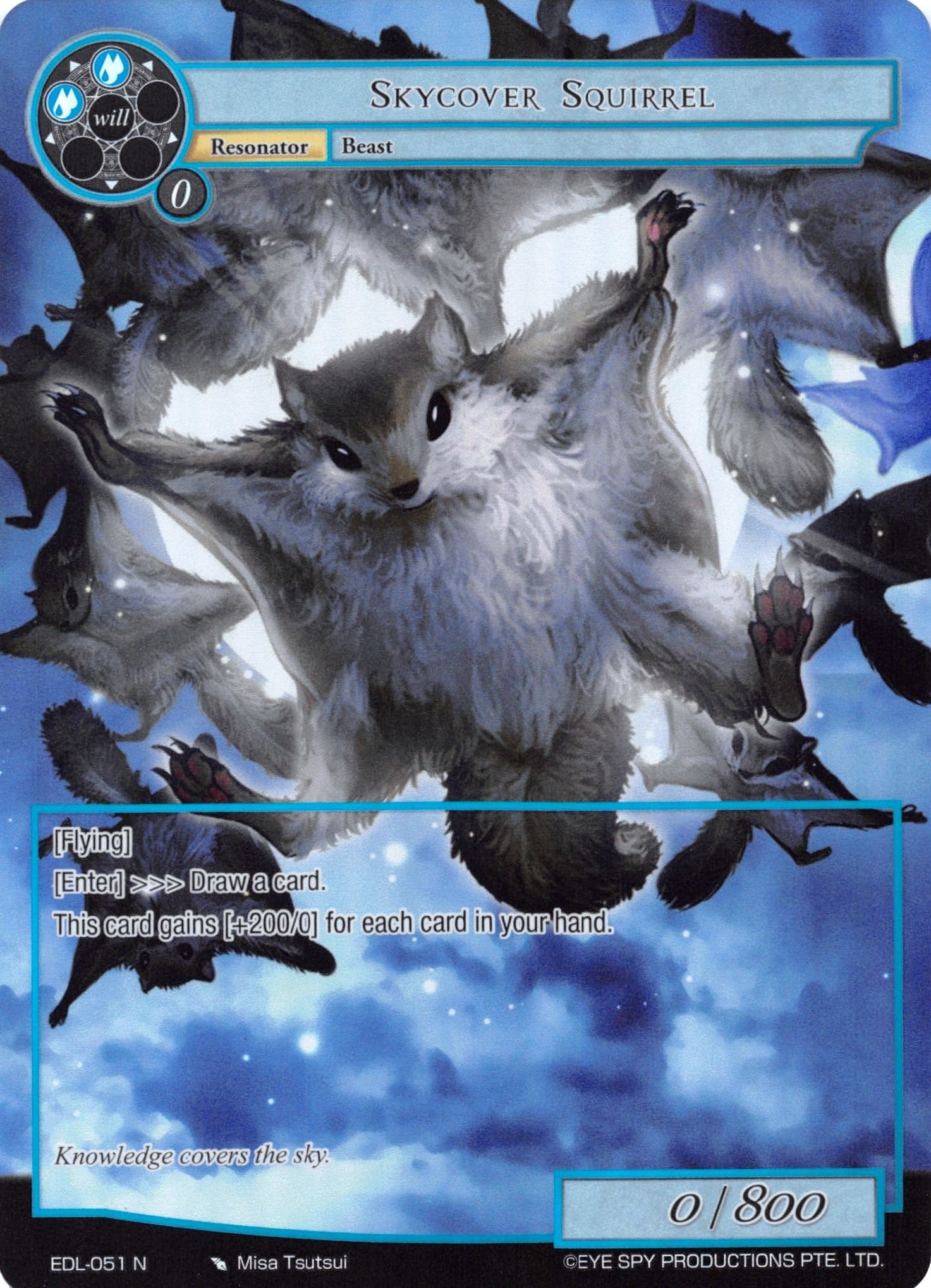 Image for Skycover Squirrel (Full Art) (The Epic of the Dragon Lord) (EDL-051) - Force of Will