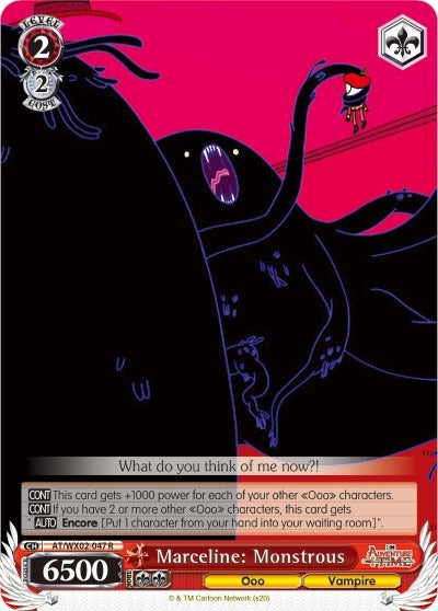 Image for Marceline: Monstrous (Adventure Time) (AT/WX02-047 R) - Weiss Schwarz