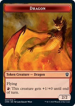 Image for Dragon // Treasure Double-Sided Token (Commander Legends) (7 // 12) - Magic: The Gathering
