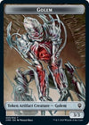 Image for Golem // The Monarch Double-Sided Token (Commander Legends) (9 // 14) - Magic: The Gathering