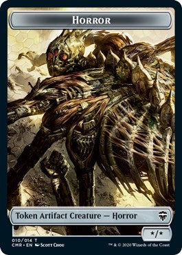 Image for Horror // Zombie Double-Sided Token (Commander Legends) (10 // 6) - Magic: The Gathering