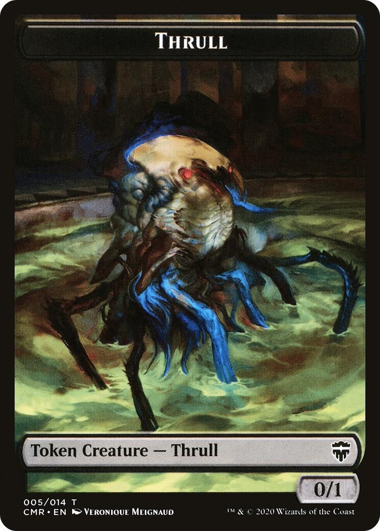 Image for Thrull // Treasure Double-Sided Token (Commander Legends) (5 // 12) - Magic: The Gathering