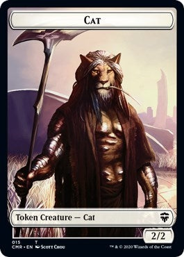 Image for Cat // Soldier Double-Sided Token (Commander Legends) (15 // 16) - Magic: The Gathering