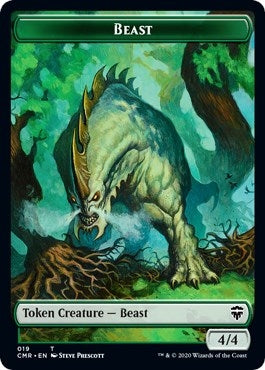 Image for Beast (019) // Elephant Double-Sided Token (Commander Legends) (19 // 20) - Magic: The Gathering