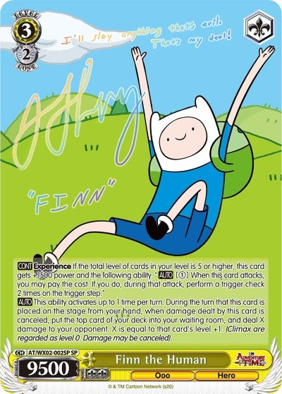 Image for Finn the Human (SP) (Adventure Time) (AT/WX02-002SP SP) - Weiss Schwarz