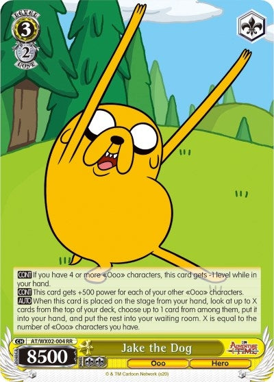 Image for Jake the Dog (Adventure Time) (AT/WX02-004 RR) - Weiss Schwarz