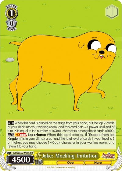 Image for Jake: Mocking Imitation (SR) (Adventure Time) (AT/WX02-005S SR) - Weiss Schwarz