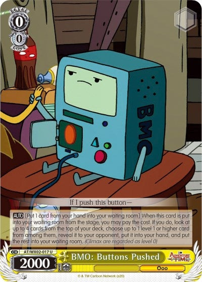 Image for BMO: Buttons Pushed (Adventure Time) (AT/WX02-017 U) - Weiss Schwarz