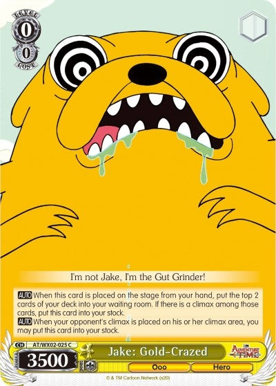 Image for Jake: Gold-Crazed (Adventure Time) (AT/WX02-025 C) - Weiss Schwarz
