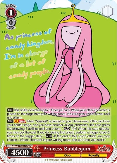 Image for Princess Bubblegum (SP) (Adventure Time) (AT/WX02-040SP SP) - Weiss Schwarz