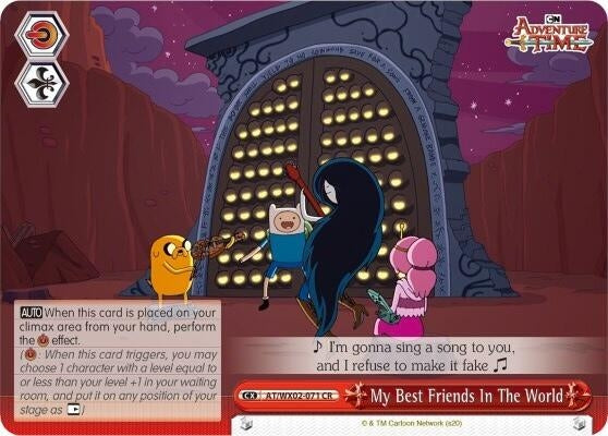 Image for My Best Friends In The World (Adventure Time) (AT/WX02-071 CR) - Weiss Schwarz
