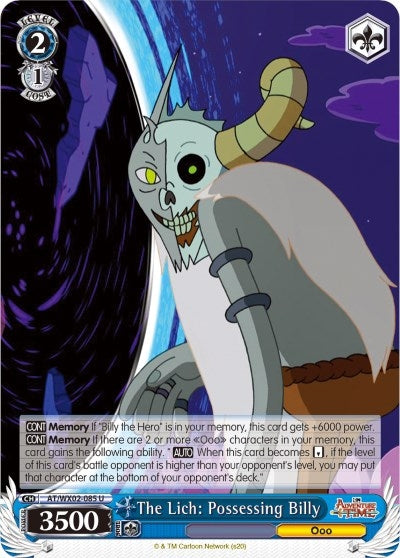 Image for The Lich: Possessing Billy (Adventure Time) (AT/WX02-085 U) - Weiss Schwarz