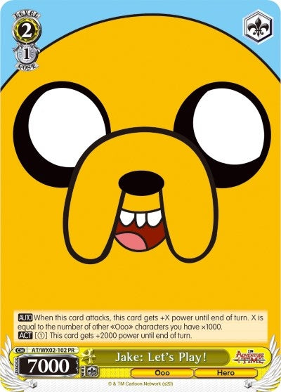 Image for Jake: Let's Play! (Adventure Time) (AT/WX02-102 PR) - Weiss Schwarz