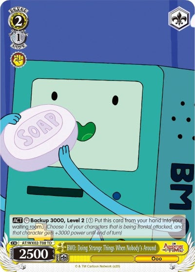 Image for BMO: Doing Strange Things When Nobody's Around (Adventure Time) (AT/WX02-T08 TD) - Weiss Schwarz
