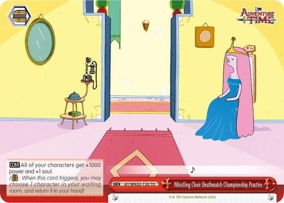 Image for Whistling Choir Deathmatch Championship Practice (Adventure Time) (AT/WX02-T20 TD) - Weiss Schwarz