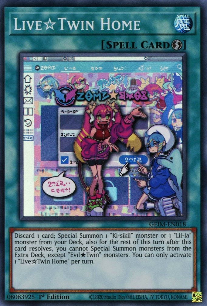 Image for Live Twin Home (Genesis Impact) (GEIM-EN018) - YuGiOh