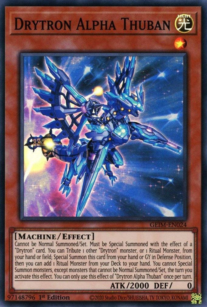 Image for Drytron Alpha Thuban (Genesis Impact) (GEIM-EN024) - YuGiOh