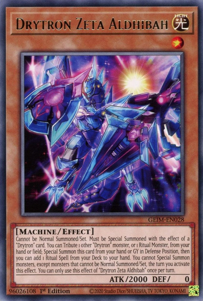 Image for Drytron Zeta Aldhibah (Genesis Impact) (GEIM-EN028) - YuGiOh