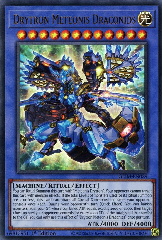 Image for Drytron Meteonis Draconids (Genesis Impact) (GEIM-EN029) - YuGiOh