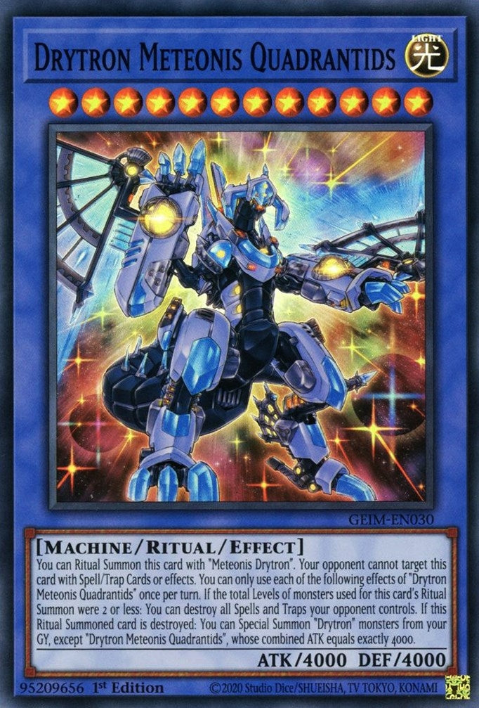 Image for Drytron Meteonis Quadrantids (Genesis Impact) (GEIM-EN030) - YuGiOh