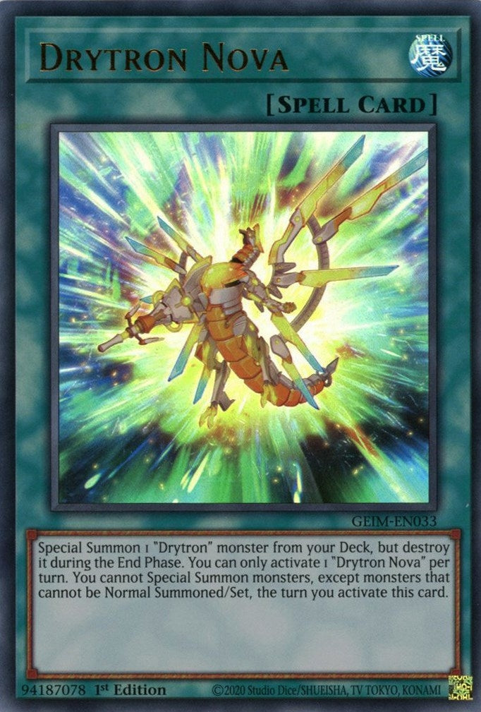 Image for Drytron Nova (Genesis Impact) (GEIM-EN033) - YuGiOh