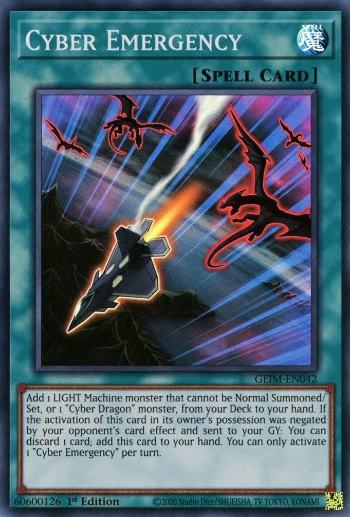 Image for Cyber Emergency (Genesis Impact) (GEIM-EN042) - YuGiOh