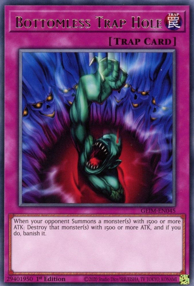 Image for Bottomless Trap Hole (Genesis Impact) (GEIM-EN045) - YuGiOh