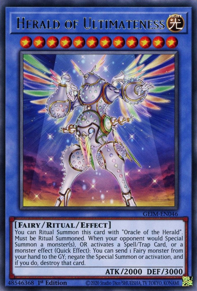 Image for Herald of Ultimateness (Genesis Impact) (GEIM-EN046) - YuGiOh