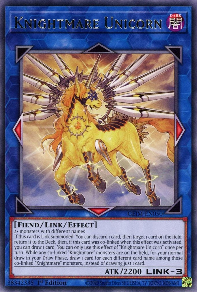 Image for Knightmare Unicorn (Genesis Impact) (GEIM-EN050) - YuGiOh
