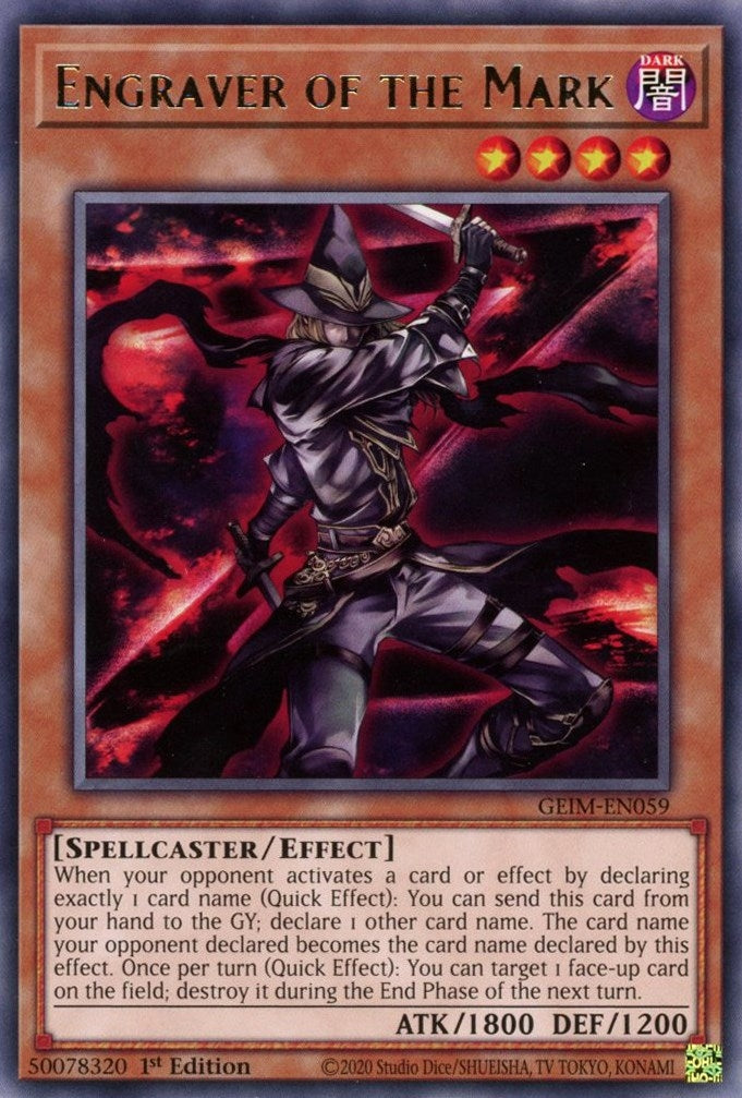 Image for Engraver of the Mark (Genesis Impact) (GEIM-EN059) - YuGiOh