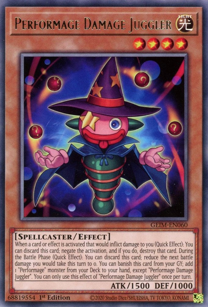 Image for Performage Damage Juggler (Genesis Impact) (GEIM-EN060) - YuGiOh