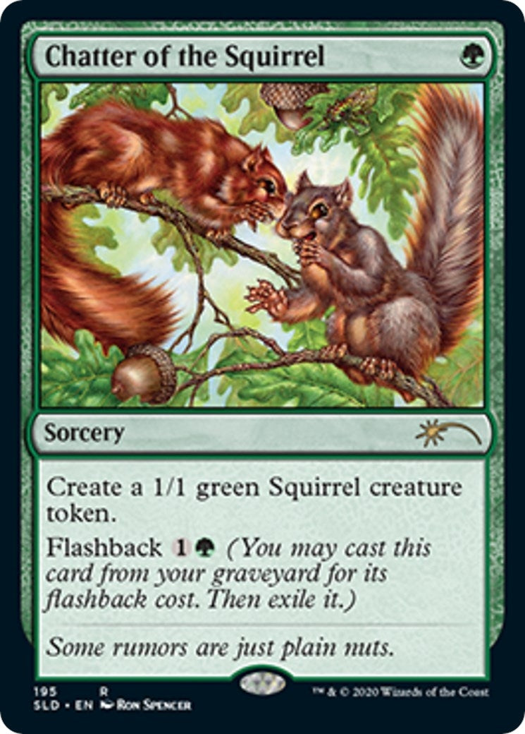 Image for Chatter of the Squirrel (Secret Lair Drop Series) (195) - Magic: The Gathering