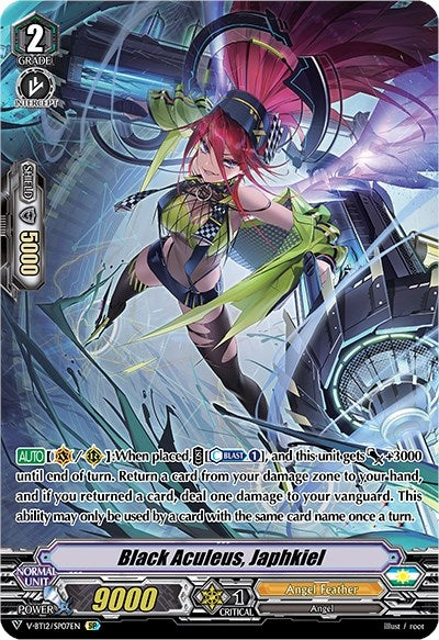Image for Black Aculeus, Japhkiel (SP) (V-BT12: Divine Lightning Radiance) (V-BT12/SP07EN) - Cardfight Vanguard