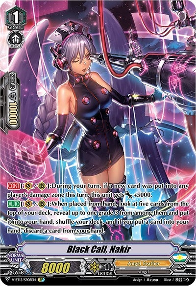 Image for Black Call, Nakir (SP) (V-BT12: Divine Lightning Radiance) (V-BT12/SP08EN) - Cardfight Vanguard