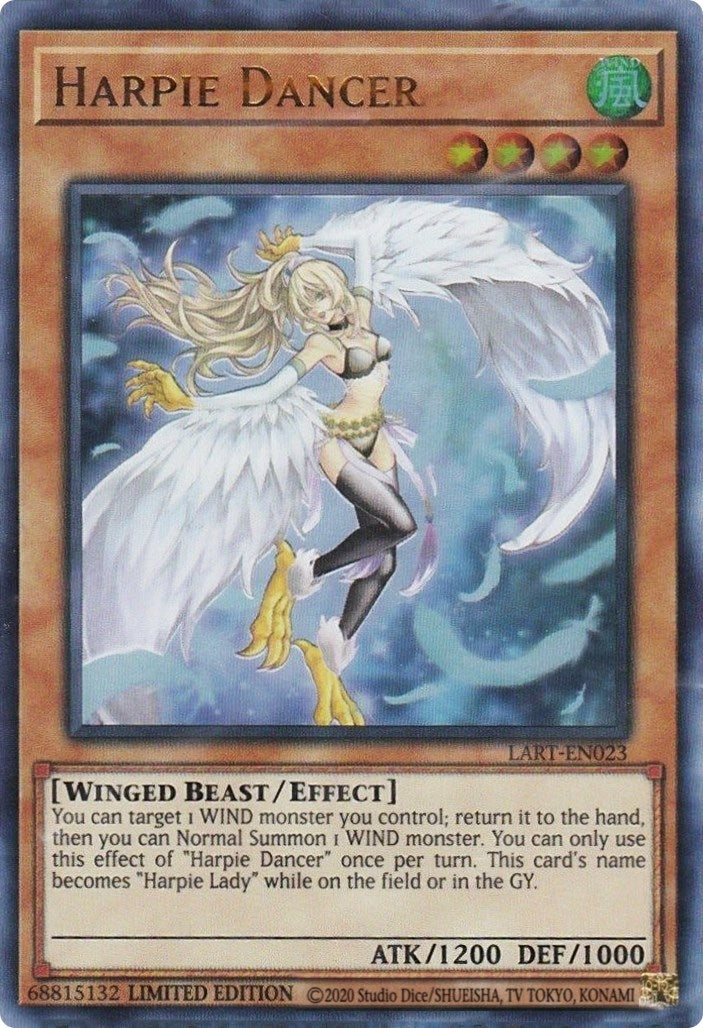 Image for Harpie Dancer (The Lost Art Promotion) (LART-EN023) - YuGiOh