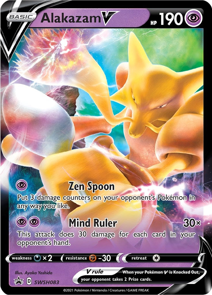 Image for Alakazam V - SWSH083 (SWSH: Sword & Shield Promo Cards) (SWSH083) - Pokemon