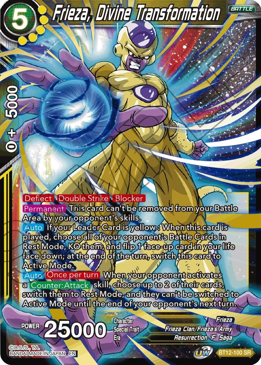 Image for Frieza, Divine Transformation (Vicious Rejuvenation) (BT12-100) - Dragon Ball Super: Masters