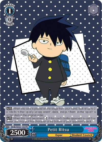 Image for Petit Ritsu (Mob Psycho 100) (MOB/SX02-104 PR) - Weiss Schwarz