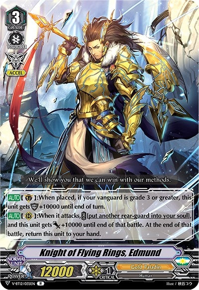Image for Knight of Flying Rings, Edmund (V-BT12: Divine Lightning Radiance) (V-BT12/035EN) - Cardfight Vanguard