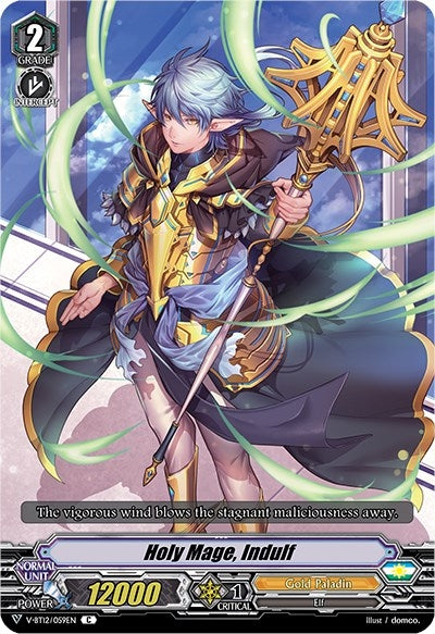 Image for Holy Mage, Indulf (V-BT12: Divine Lightning Radiance) (V-BT12/059EN) - Cardfight Vanguard