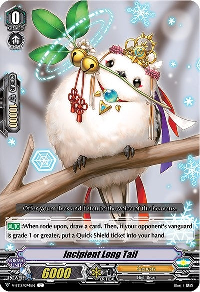 Image for Incipient Long Tail (V-BT12: Divine Lightning Radiance) (V-BT12/074EN) - Cardfight Vanguard