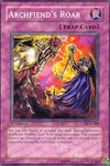 Image for Archfiend's Roar (Dark Crisis) (DCR-099) - YuGiOh