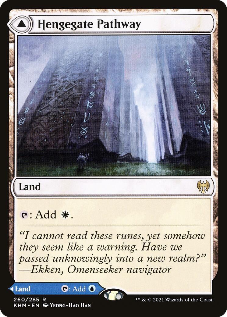 Image for Hengegate Pathway (Kaldheim) (260) - Magic: The Gathering