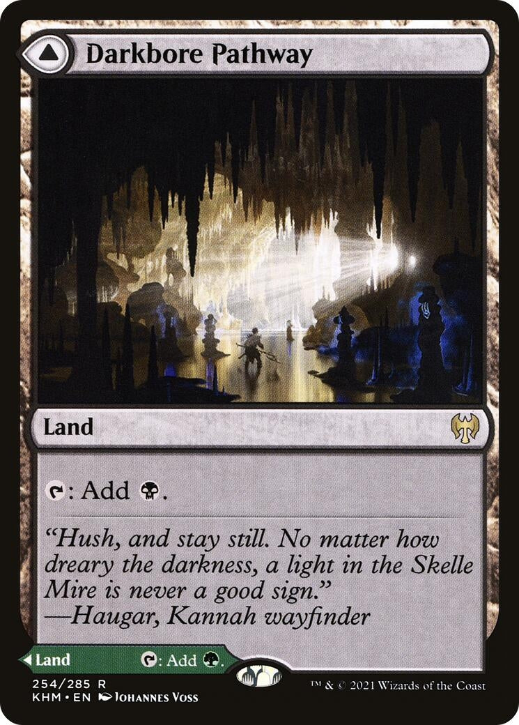 Image for Darkbore Pathway (Kaldheim) (254) - Magic: The Gathering